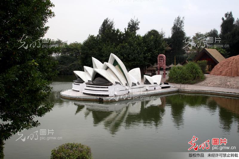 世界著名景点微缩景观_创意