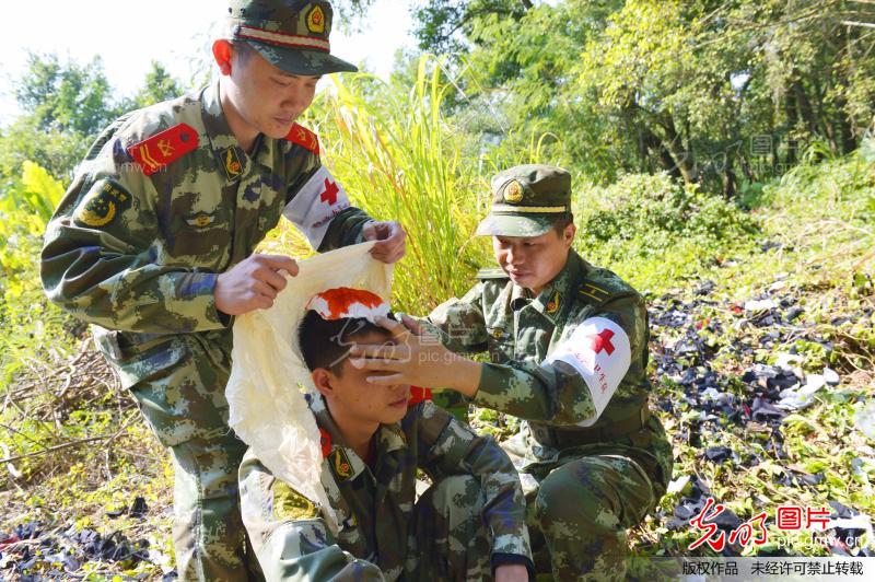 广东边防野战卫勤练兵忙_廖键