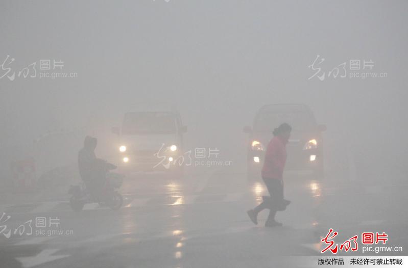 南京发布大雾红色预警信号_王新