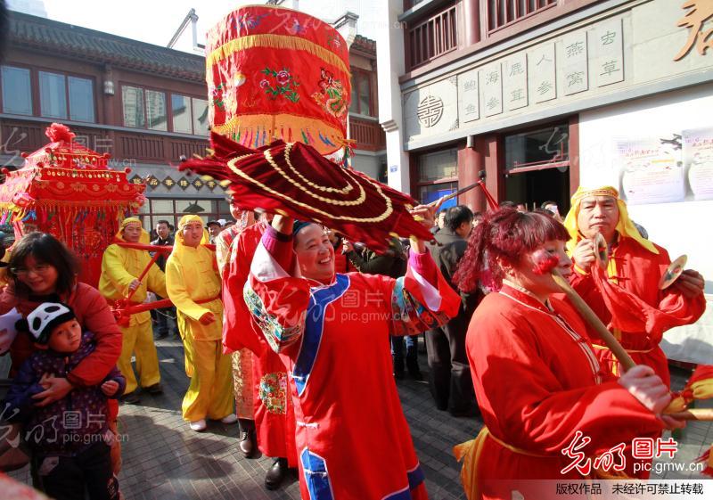  南京 :民俗文化迎接 新年 _新闻--社会_ 光明图片