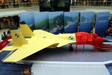 航母STYLE主角歼-15仿真机空降安徽芜湖_新