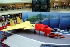 航母STYLE主角歼-15仿真机空降安徽芜湖_新