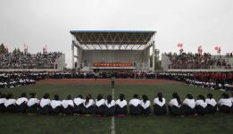 山西稷山:稷王中学举行第六届校园田径运动会