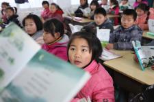 安徽蚌埠:乡村小学新学期 新老师 马上有欢乐_