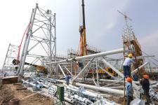 世界首座交直流合建高压变电站进入电气安装阶