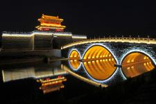 山东无棣古城夜景美如画 _新闻