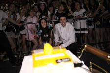 电影《小时代4》影迷见面会 锦荣现场获赠生日