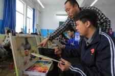 新疆博湖高中美术特长生冲刺全国美术联考_n