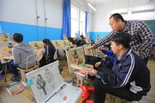 新疆博湖高中美术特长生冲刺全国美术联考_n