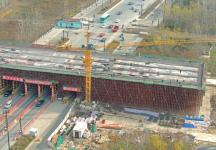 江苏盐城内环高架工程快速推进