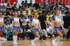 国际男篮挑战赛墨西哥太阳队篮球宝贝大秀劲辣