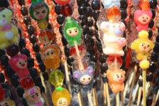 实拍东北吉林庙会特色小吃 看着就馋人