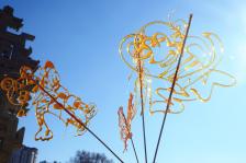 实拍东北吉林庙会特色小吃 看着就馋人