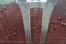 江苏淮安:内环高架建设如火如荼_新闻