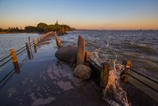 南通江边秋色夕照美_新闻--自然环境