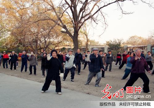 老年人喜欢的运动-太极拳_我与体育群众体育