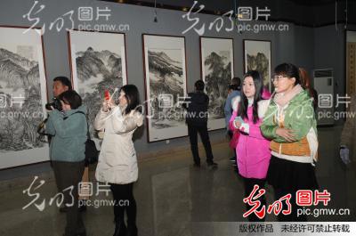 中国美术家协会会员王春荣山水画展在蒲松龄故