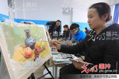 新疆博湖高中美术特长生冲刺全国美术联考_n