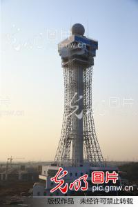 湖南衡阳建成世界最大奥斯卡奖杯 系气象塔(