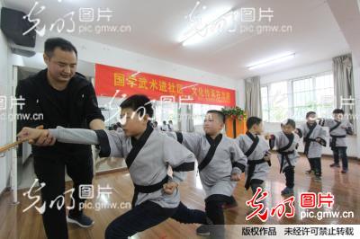 合肥:周末武术课堂进社区