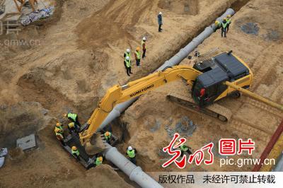 山东潍坊高铁北站春意盎然(