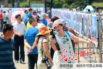 江苏连云港:山海连云、生态之歌摄影展受市民